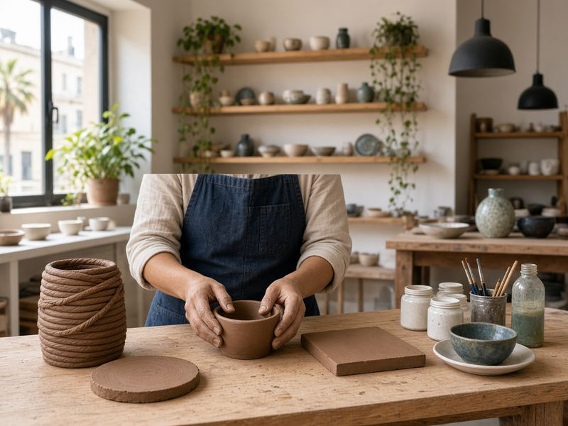 Handbuilding at Steadytrail Studio